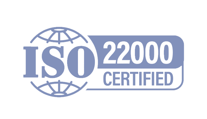 Logotipo Certificación ISO 22000 Certified